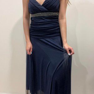 Trixxi Navy Maxi Dress